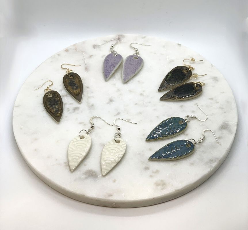boucles d'oreilles porcelaine audra
