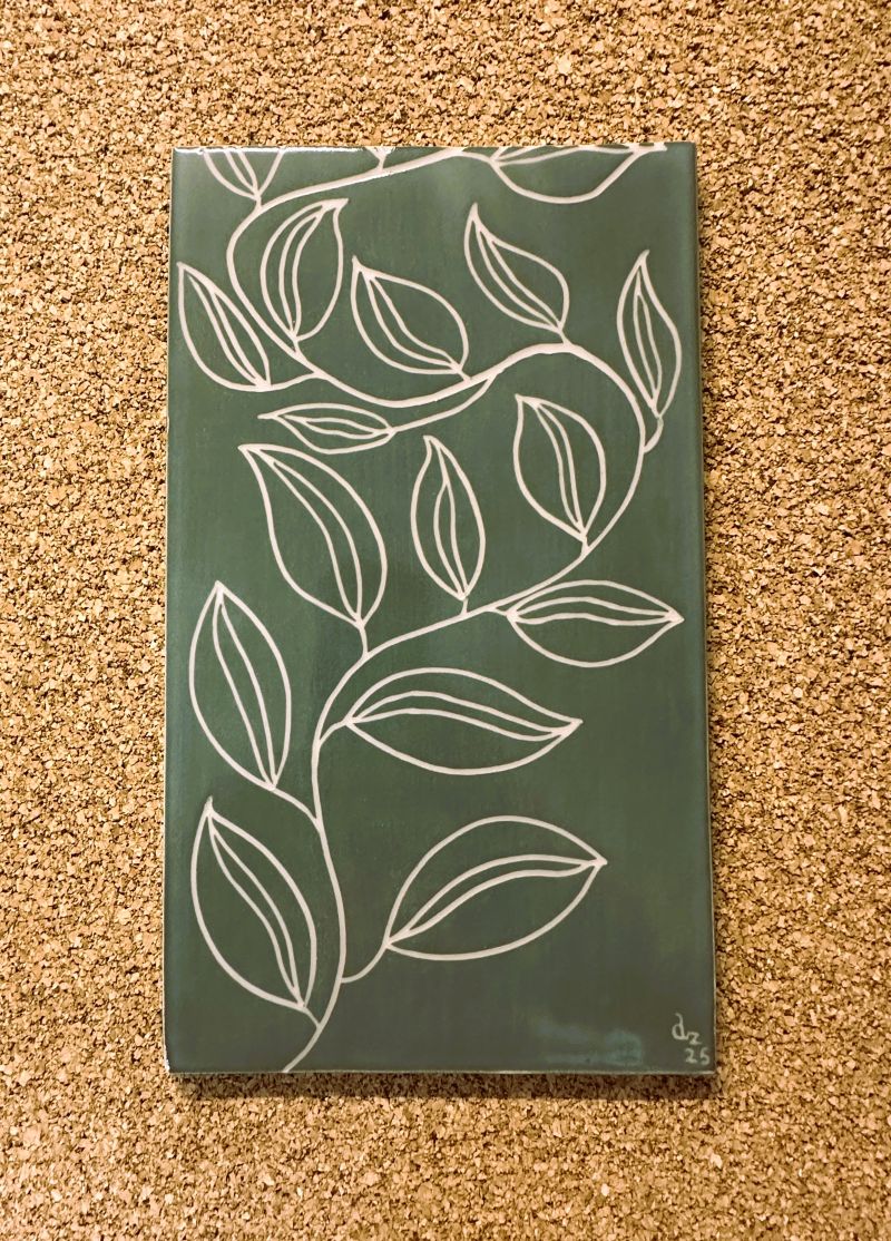 Plaque gravée en céramique NATYA